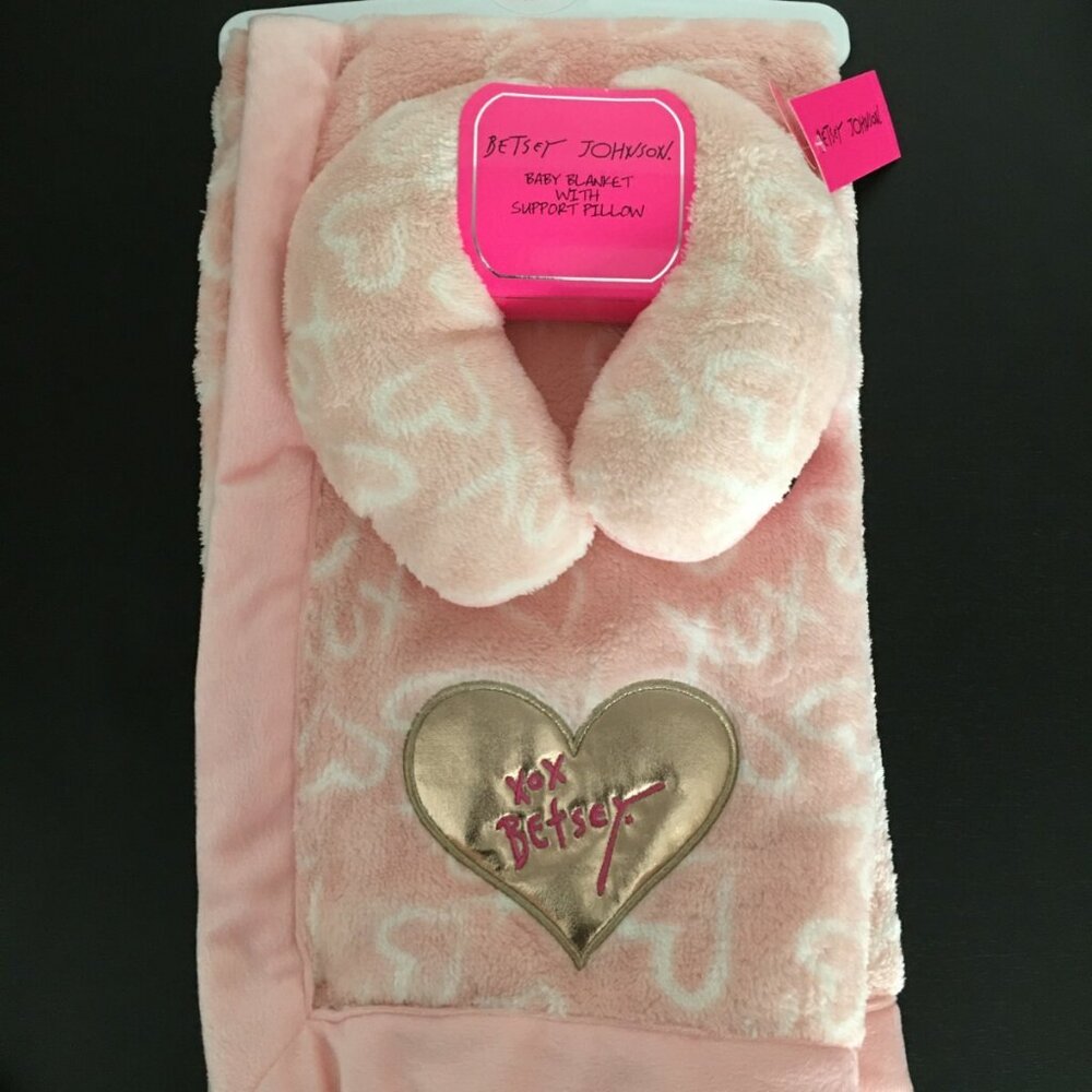 Betsey Johnson baby throw blanket